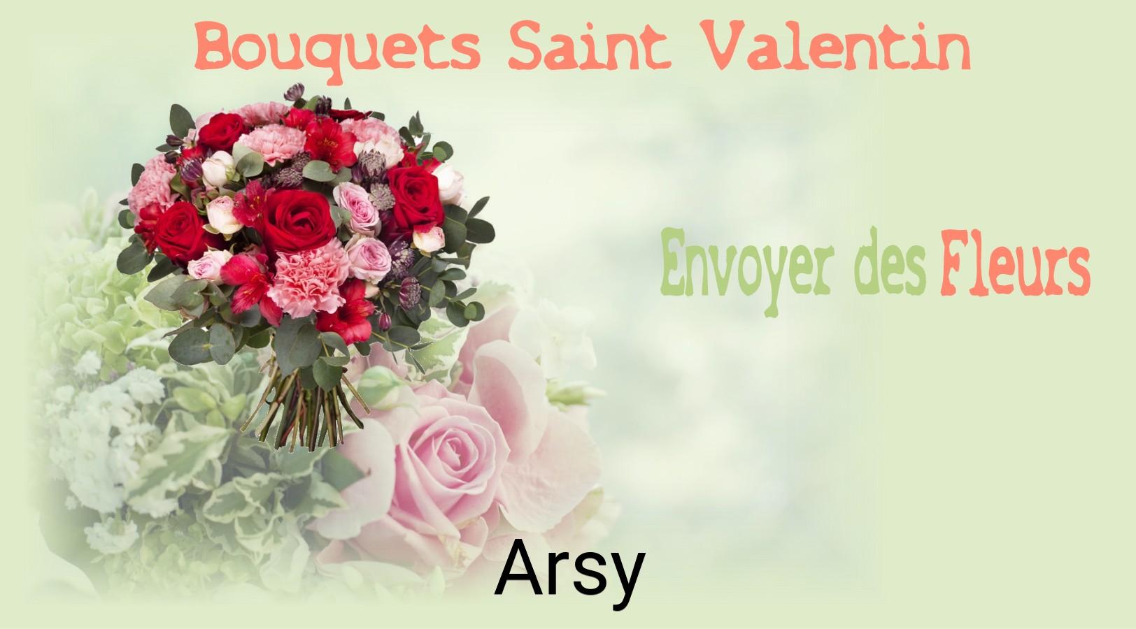 Roses de Saint-Valentin livrées à Arsy